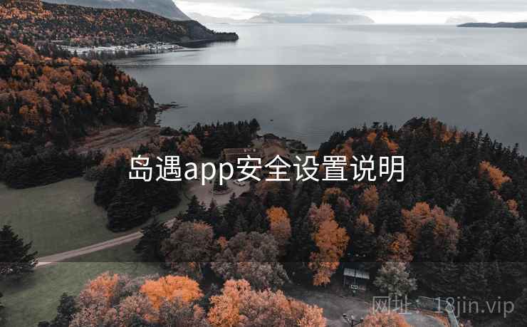 岛遇app安全设置说明