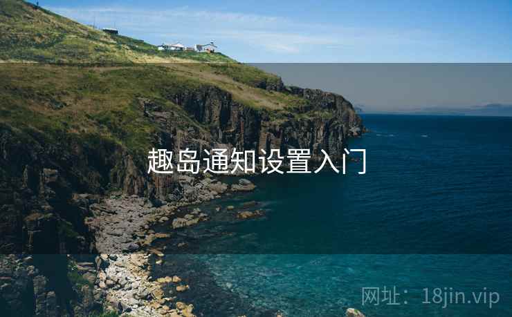 趣岛通知设置入门