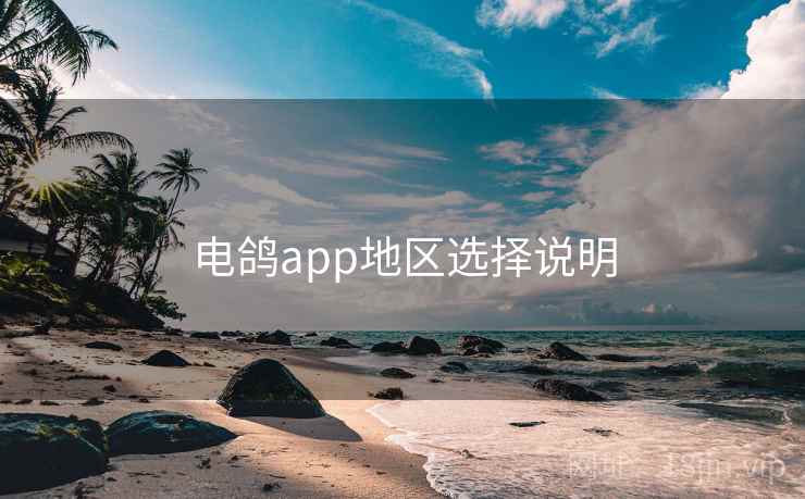 电鸽app地区选择说明