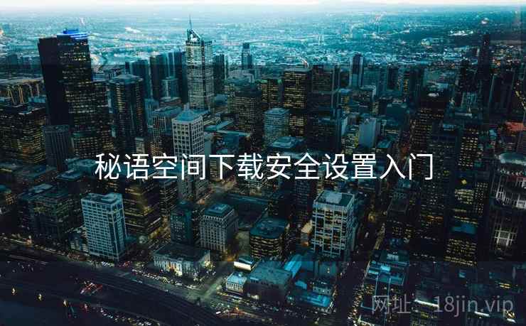 秘语空间下载安全设置入门