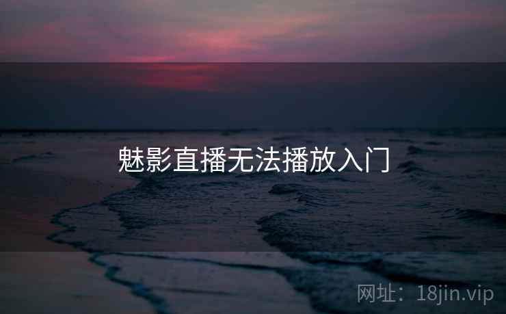 魅影直播无法播放入门